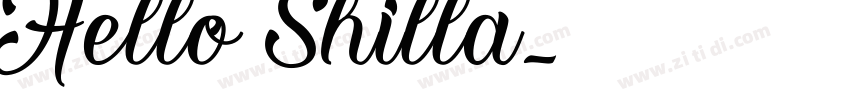 Hello Shilla字体转换